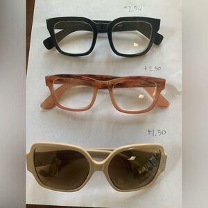 RS EYESHOP readers and PEEPERS reader sunglasses Set 3